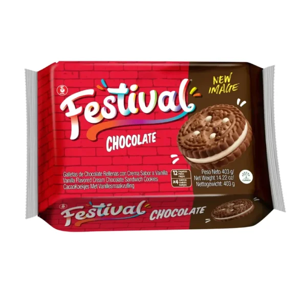 FESTIVAL Chocolate Cookies 12 x 403 gr