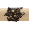 Fan Leaf Upcycled Rubber Clover Bracelet by Paguro Upcycle