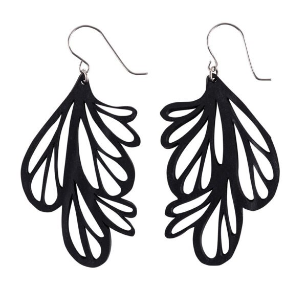 Fountain Handmade Vegan Earrings by Paguro Upcycle
