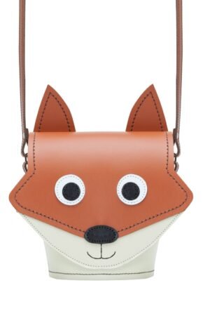 Foxy Fox Handmade Leather Crossbody Novelty Handbag by Zatchels