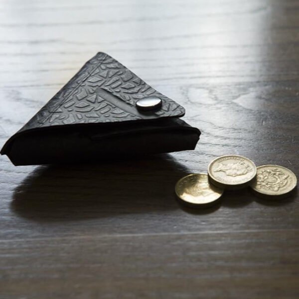 Frank Recycled Rubber Vegan Coin Pouch by Paguro Upcycle