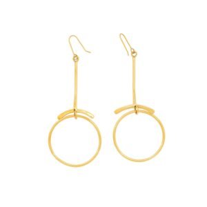 Furaha Recycled Brass Earrings