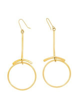 Furaha Recycled Brass Earrings