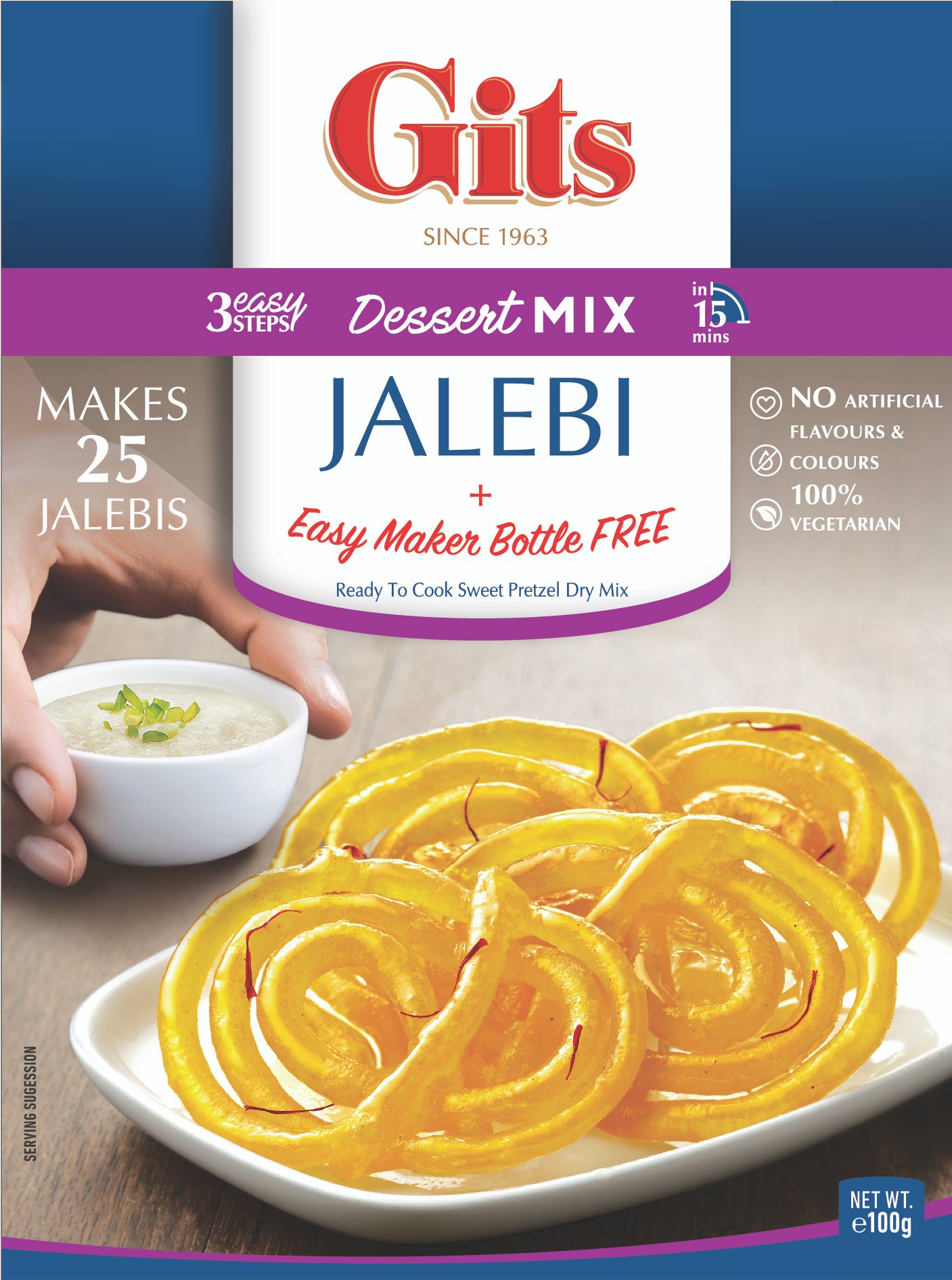 Natco Gits Jilebi Mix 30x120G
