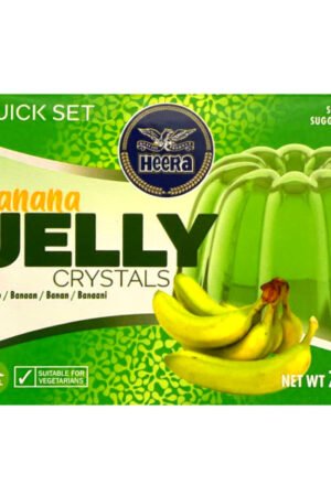 HEERA BANANA CRYSTAL JELLY (HALAL) 6X75G