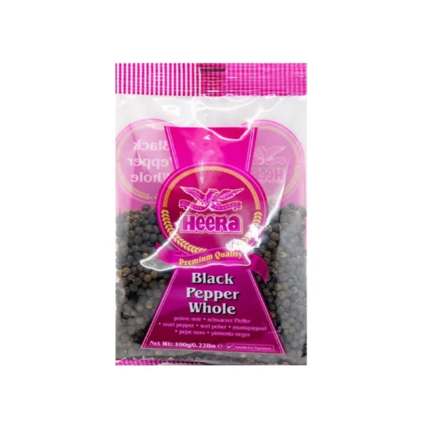 HEERA BLACK PEPPER WHOLE 20X100G