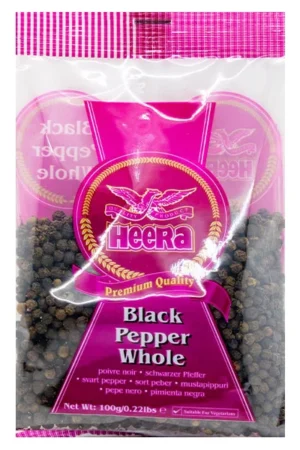 HEERA BLACK PEPPER WHOLE 20X100G