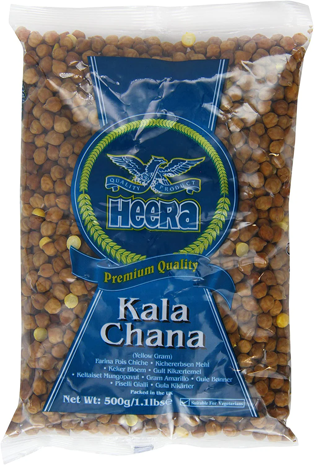 HEERA KALA CHANA (WHOLE GRAM) 20X500G