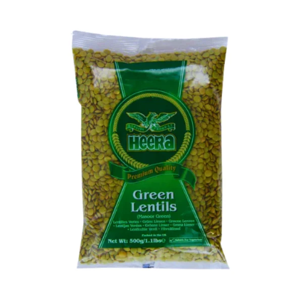 HEERA MASOOR GREEN (GREEN LENTIL) 20X500G