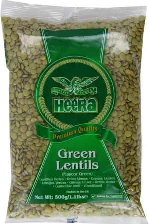 HEERA MASOOR GREEN (GREEN LENTIL) 10X1KG