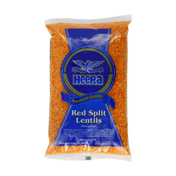 HEERA RED SPLIT LENTILS 10X1KG