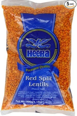 HEERA RED SPLIT LENTILS 10X1KG