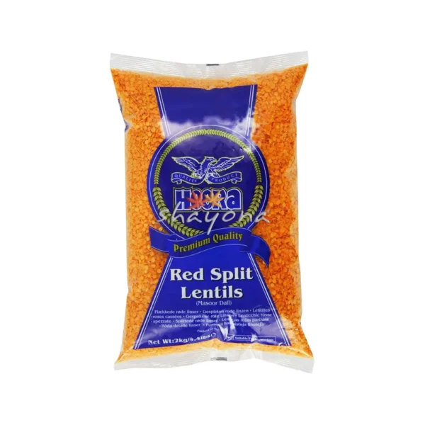 HEERA RED SPLIT LENTILS 6X2KG