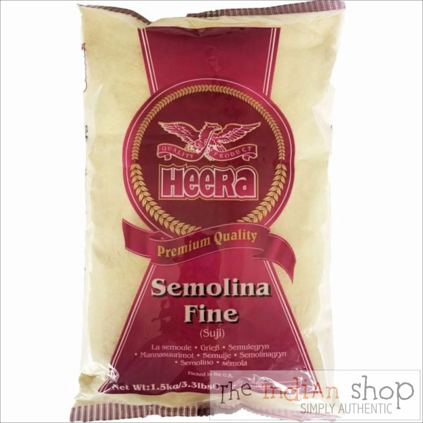 HEERA SEMOLINA WHITE 10X375G
