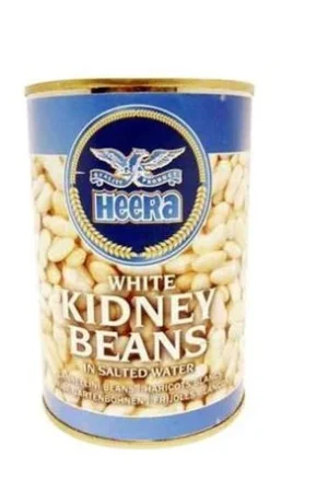 HEERA WHITE KIDNEY BEANS (TINS) 12X400G