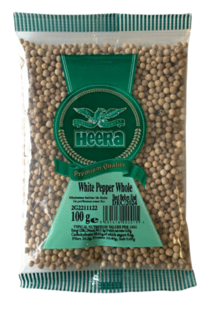 HEERA WHITE PEPPER WHOLE 20X100G