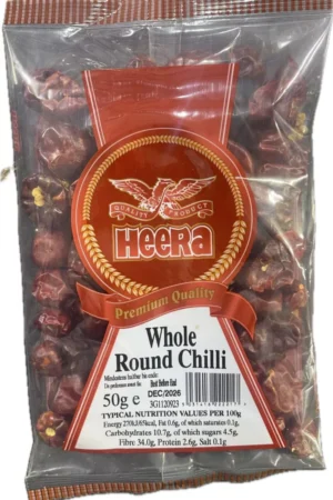 HEERA WHOLE ROUND CHILLI (EXTRA HOT) 20X50G