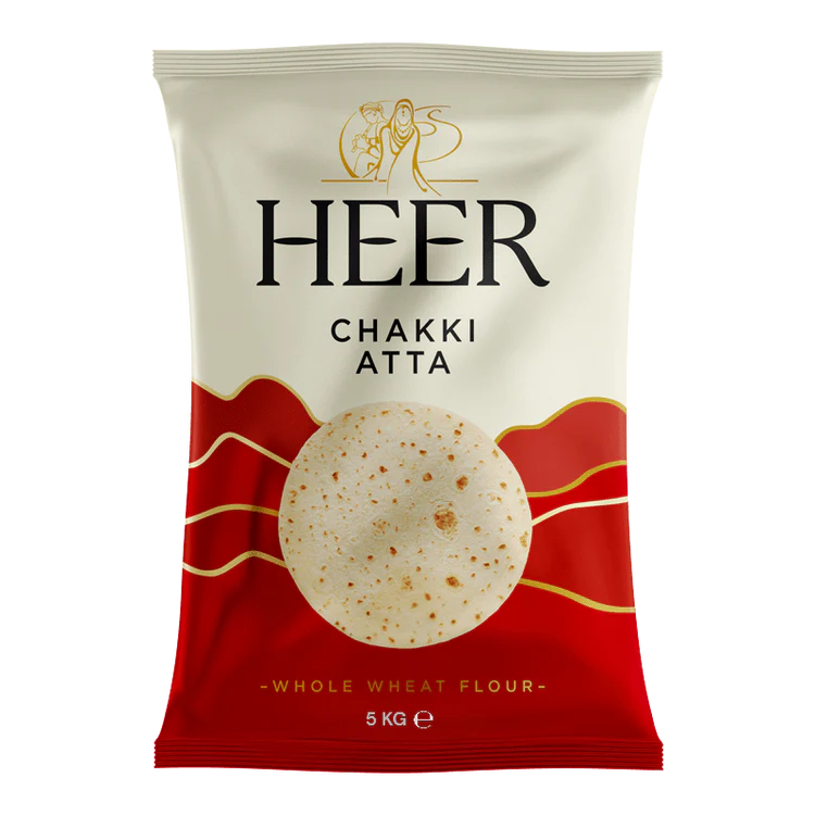 HEER CHAKKI ATTA (WHEAT FLOUR) 4X5kg