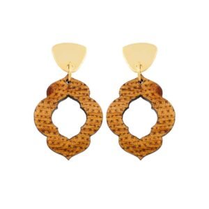 Herangan Recycled Wood Earrings