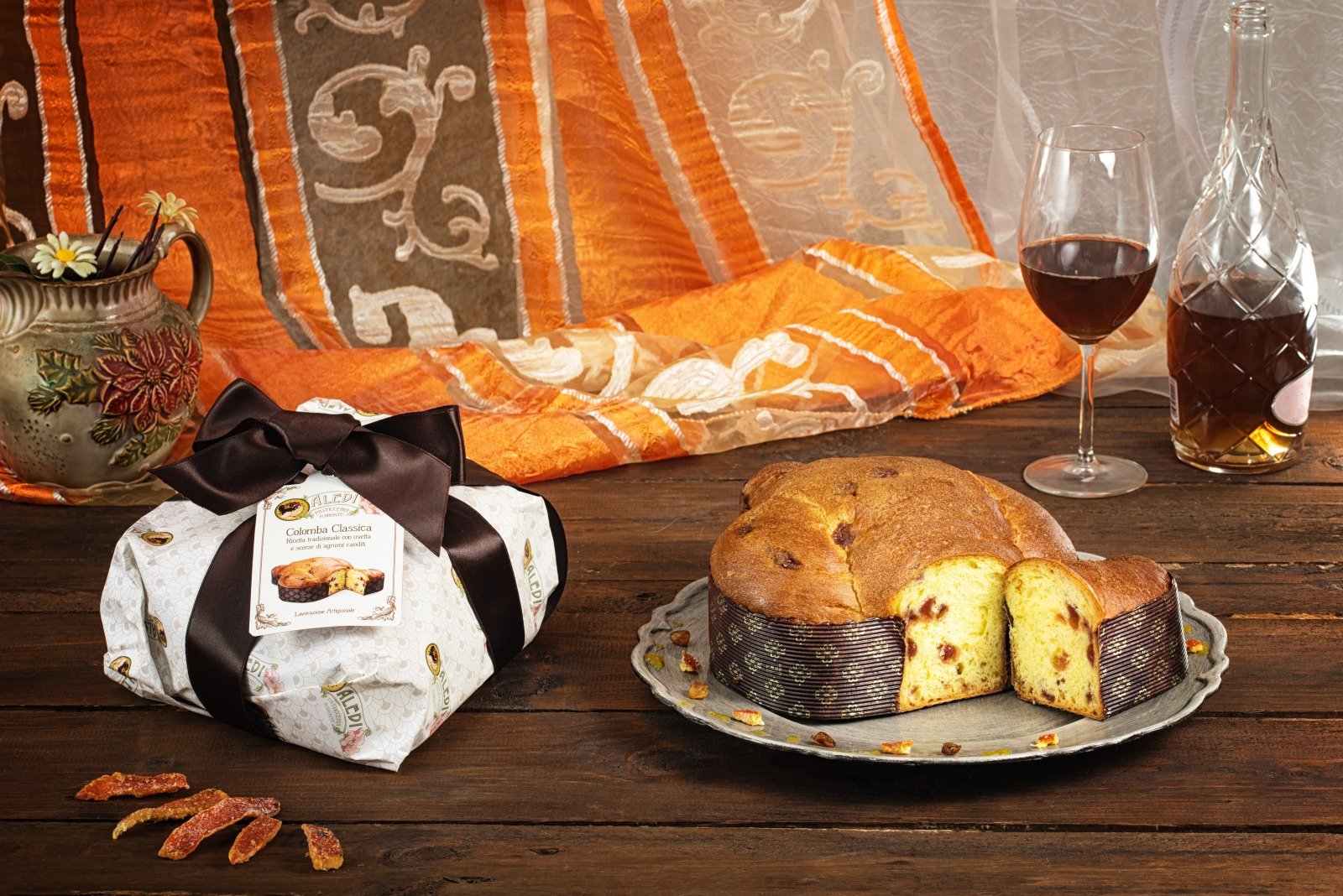 Colomba Classica Uva sultanina e scorze di Arancia Candita Kg.1 x 6