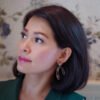 Aspen U Shaped Statement Resin Earrings by Paguro Upcycle