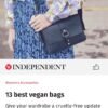 Reina Black Vegan Handbag by Paguro Upcycle