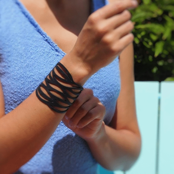 Autumn Recycled Rubber Bracelet by Paguro Upcycle