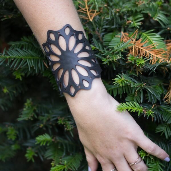 Strawflower Recycled Rubber Bracelet by Paguro Upcycle