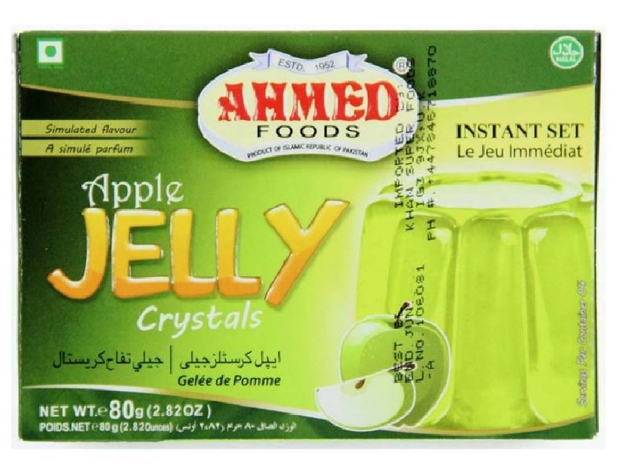 JELLY AHMED APPLE 12X70G