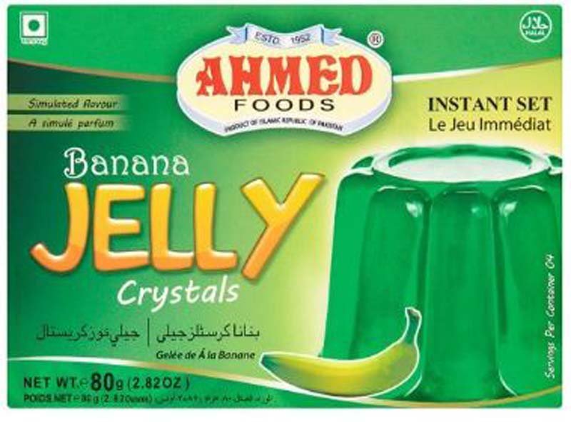 JELLY AHMED BANANA 12X70G