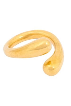 Jelani Twisted Recycled Brass Adjustable Ring