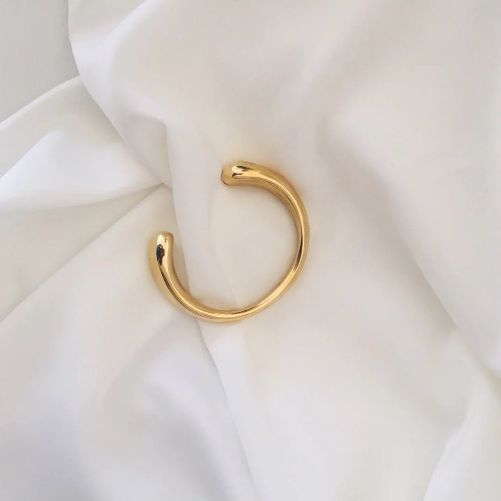 Jelani Recycled Brass Bangle - Image 3
