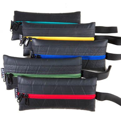 Kat Slimline Recycled Rubber Vegan Pencil Case by Paguro Upcycle