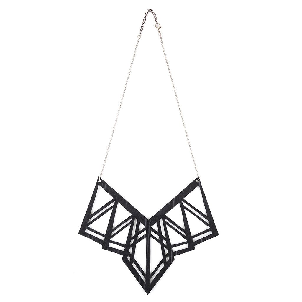 Kite Inner Tube Necklace by Paguro Upcycle