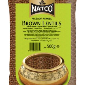 Natco Brown Lentils 20X500G