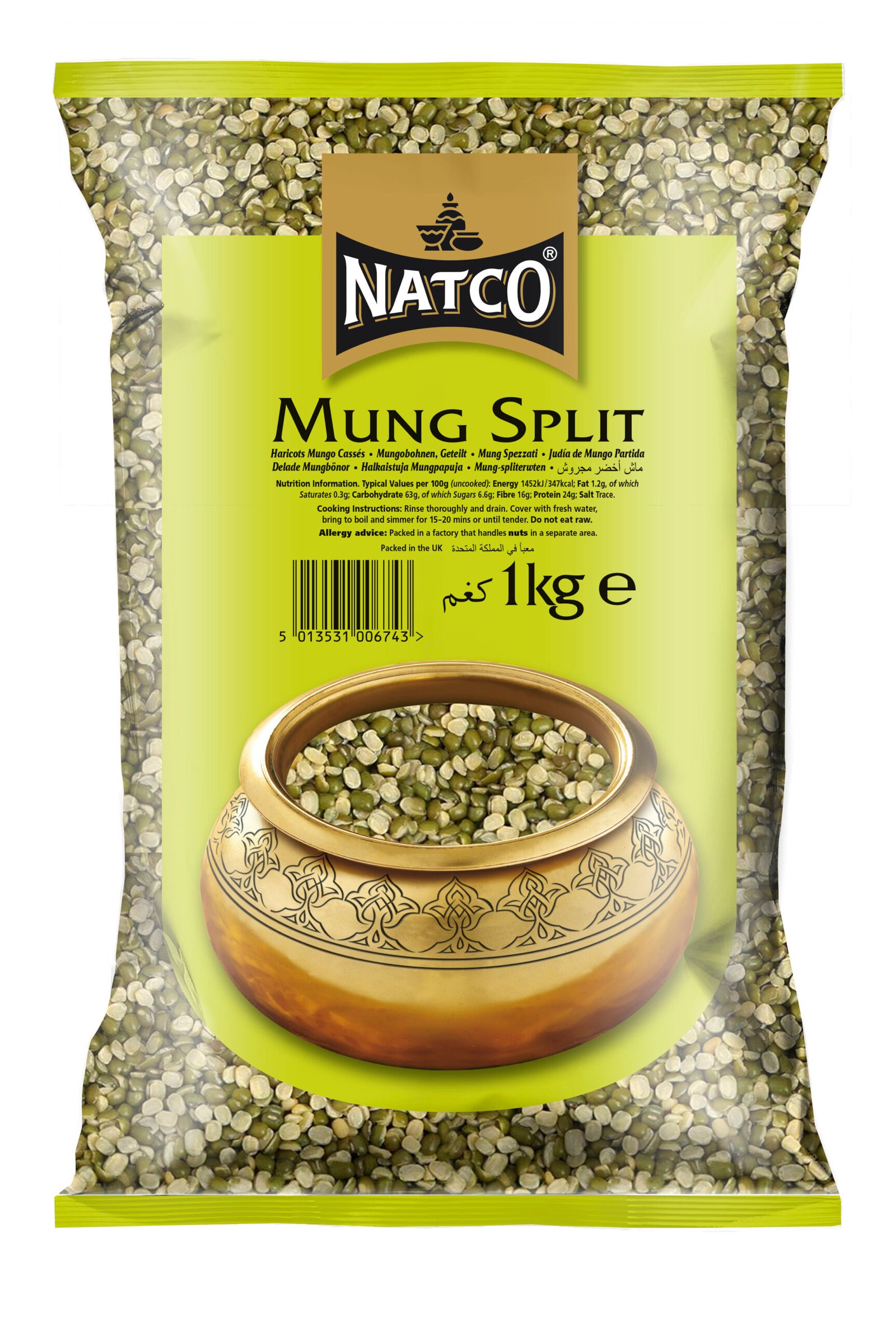 Natco Mung Split 10X1Kg