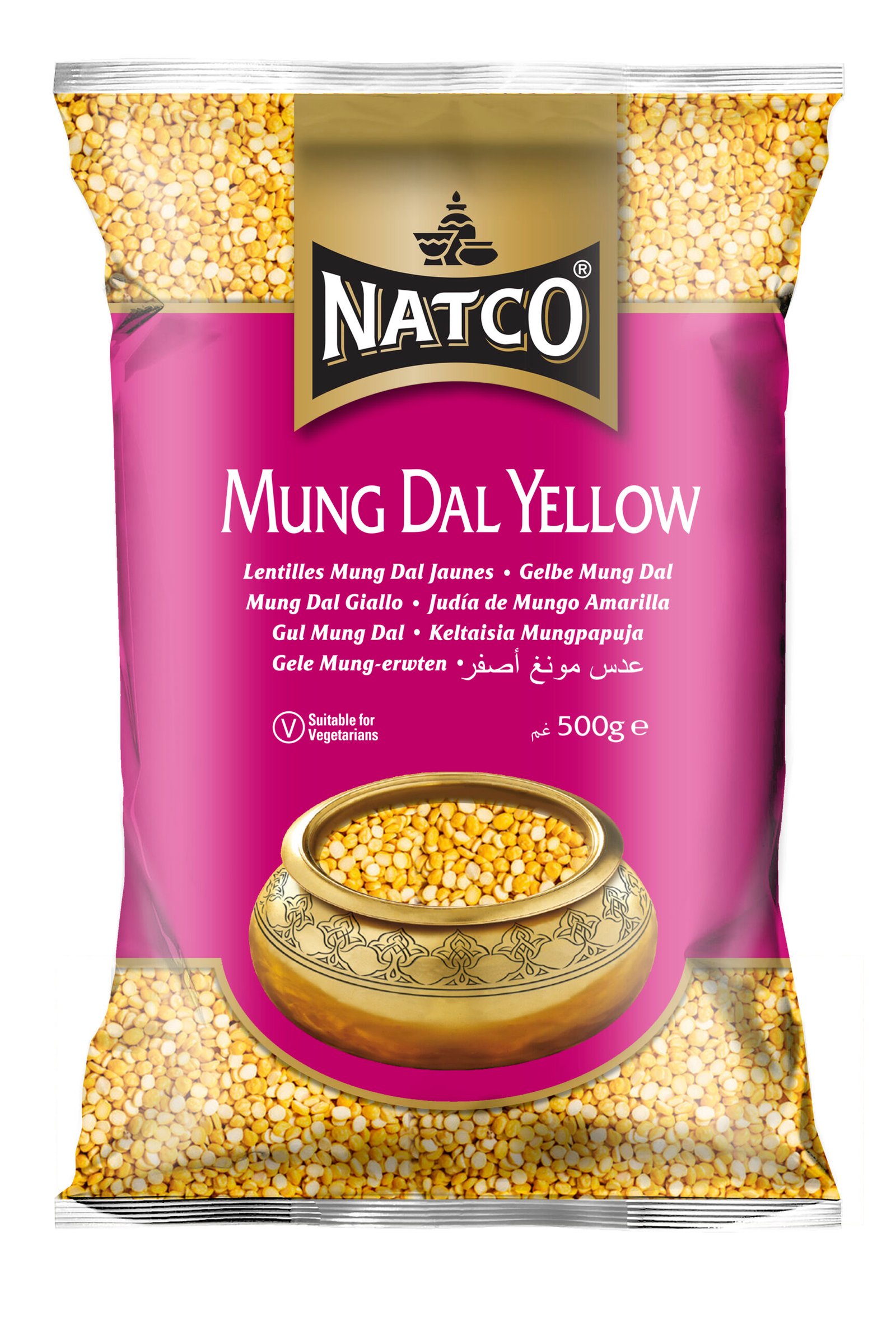 Natco Mung Dal Yellow 20X500G