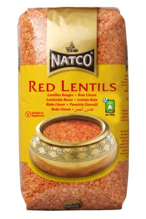 Natco Red Lentils Polished 10X1KG