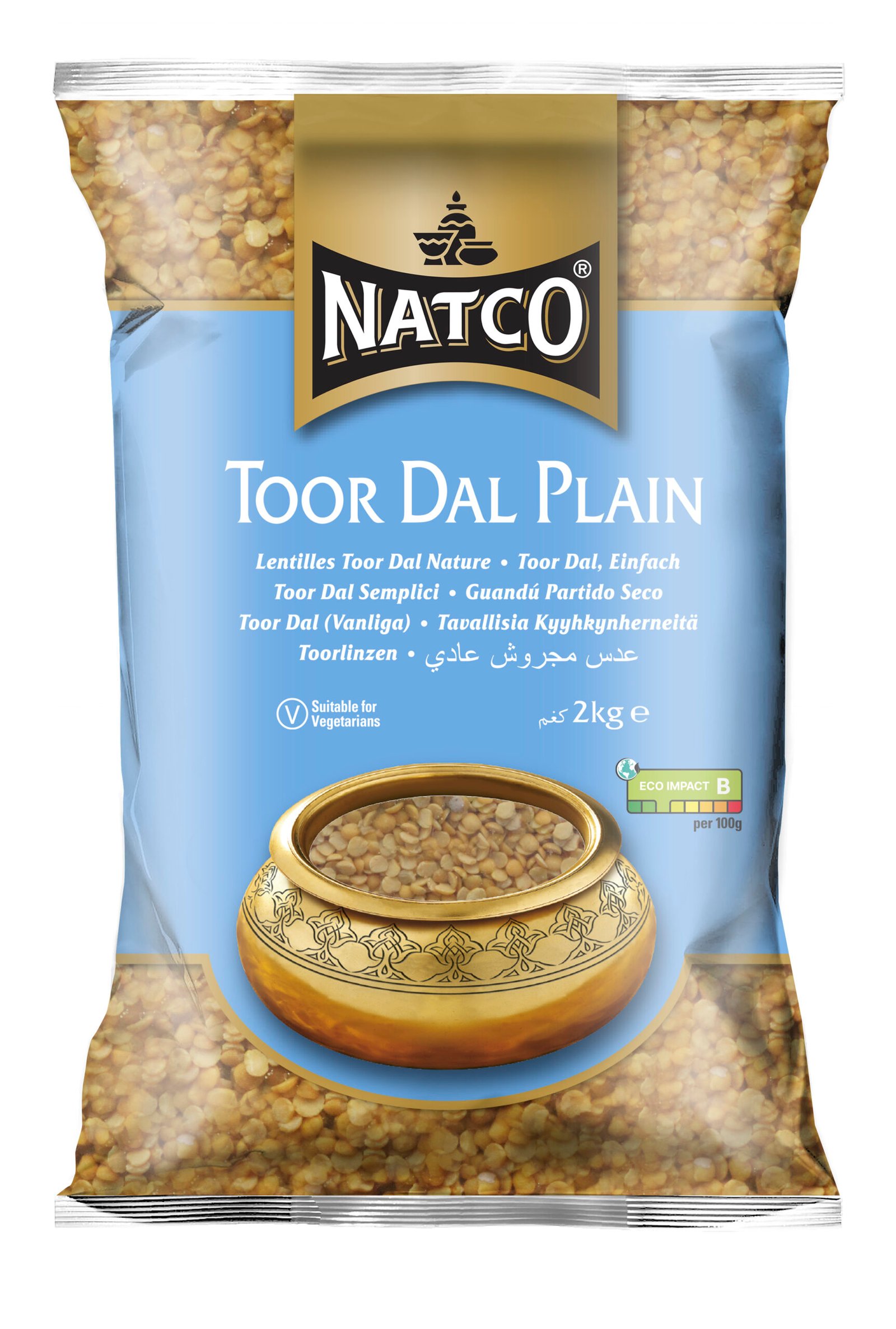 Natco Toor Dal Plain 20X500G