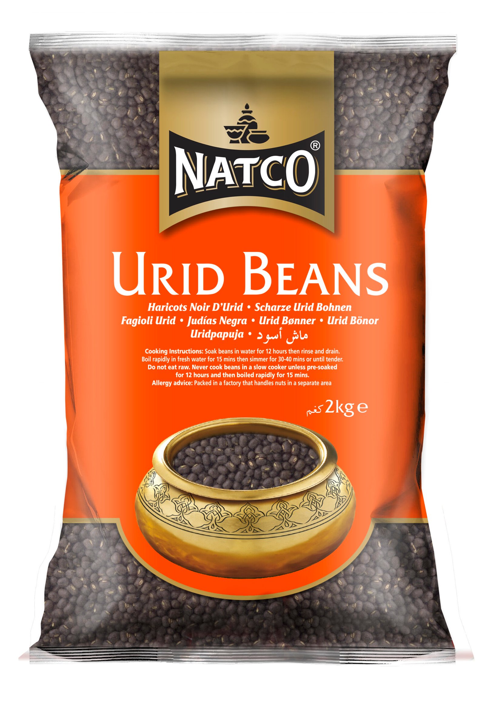 Natco Urid Beans 6X2KG