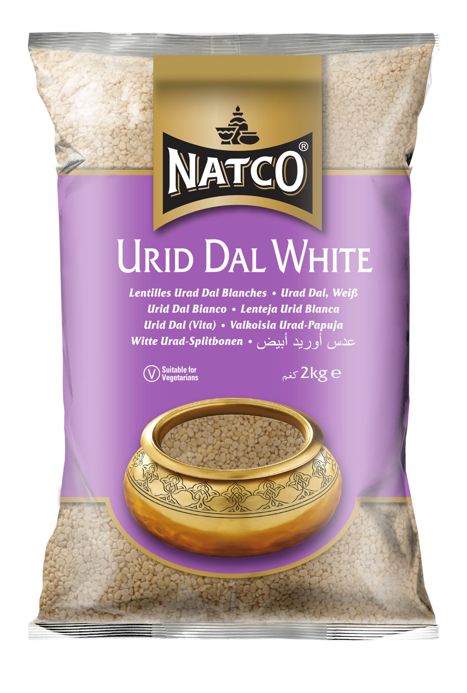 Natco Urid Dal White 6X2KG