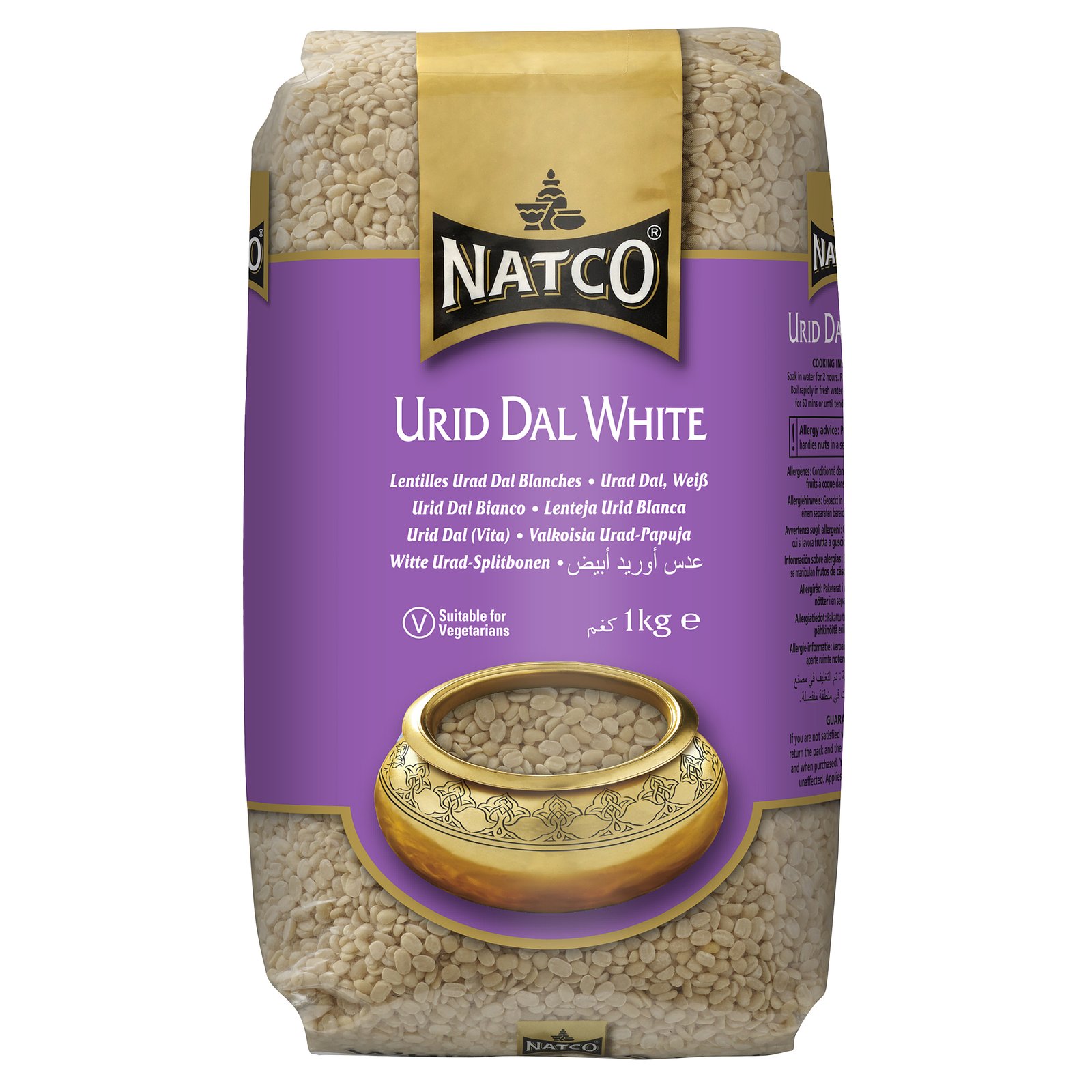 Natco Urid Dal White 10X1KG