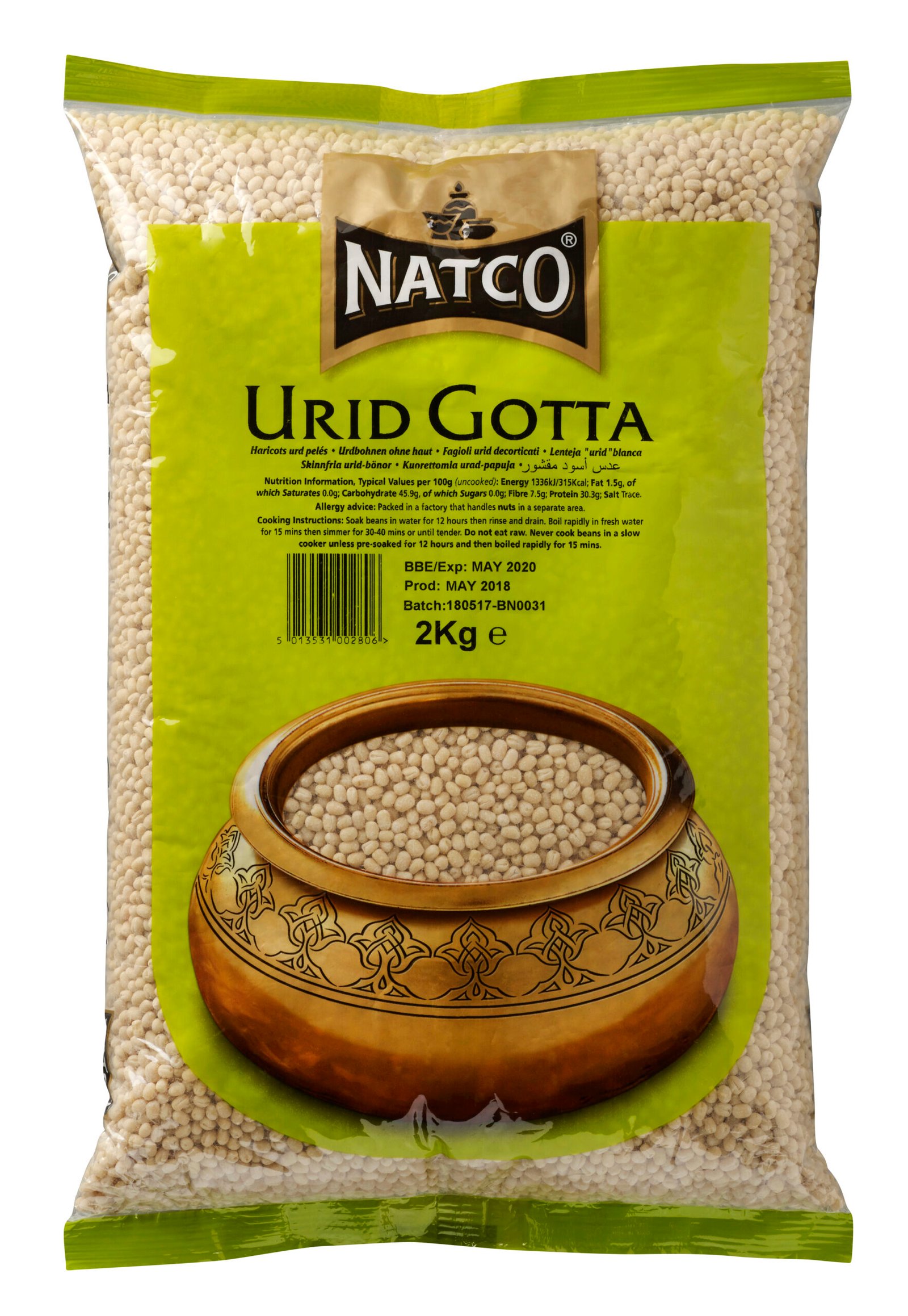 Natco Urid Gotta 6X2Kg