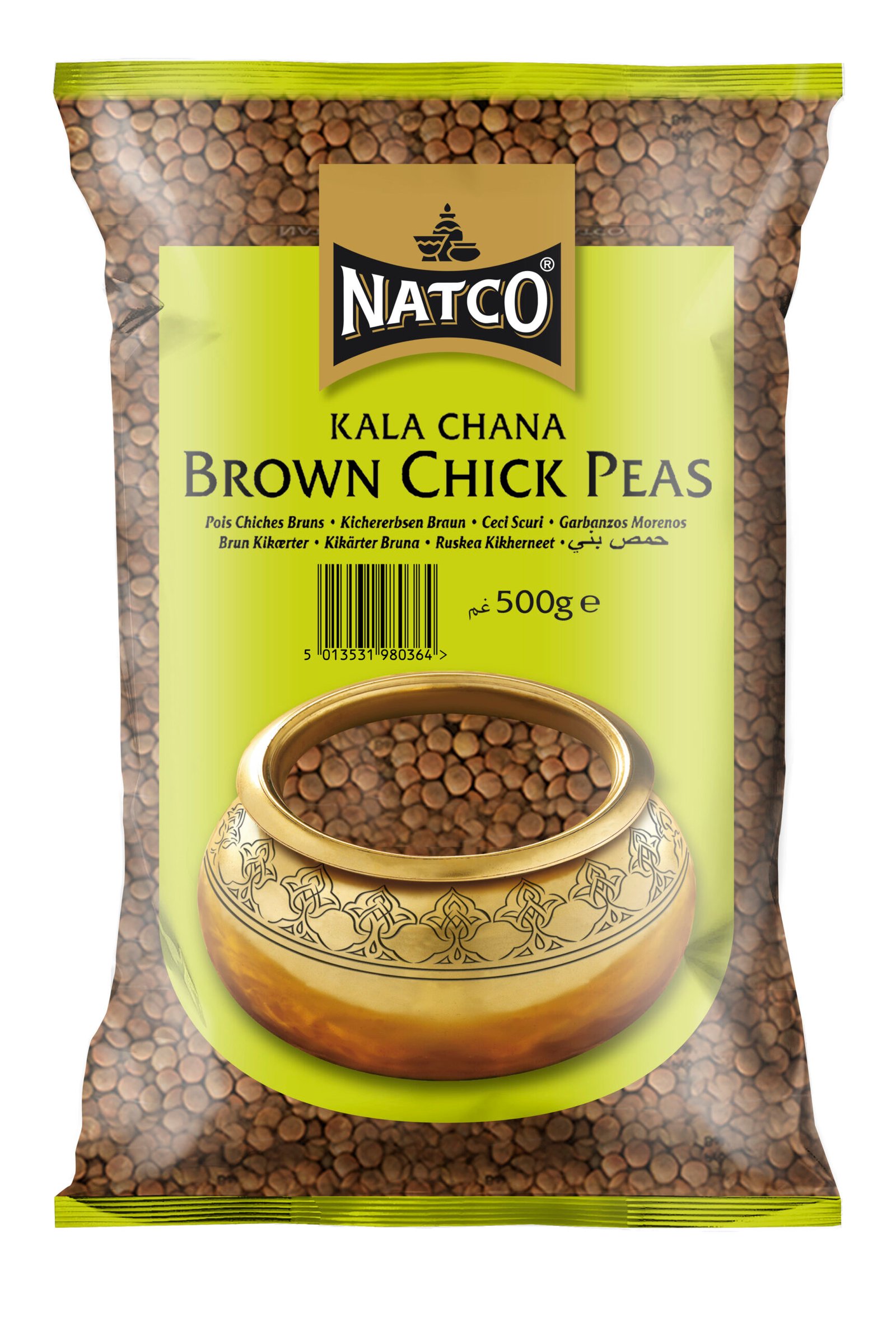 Natco Brown Chick Peas 20X500G