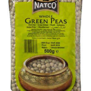 Natco Whole Green Peas 20X500G