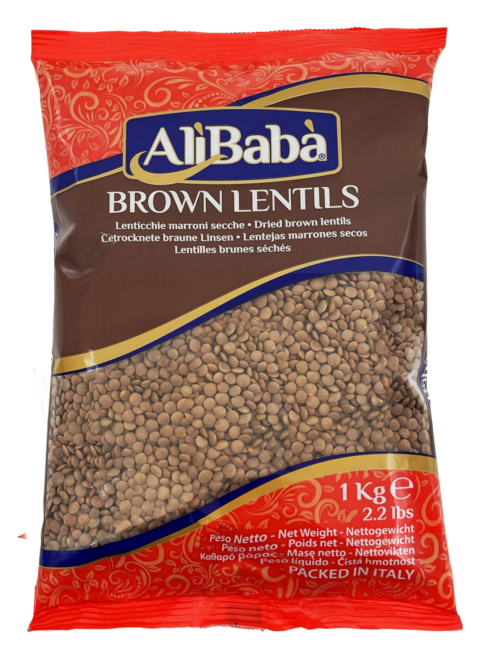 LENTILS BROWN ALI BABA 21X500G