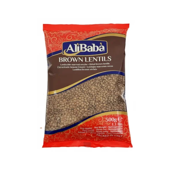 LENTILS BROWN ALI BABA 21X500G