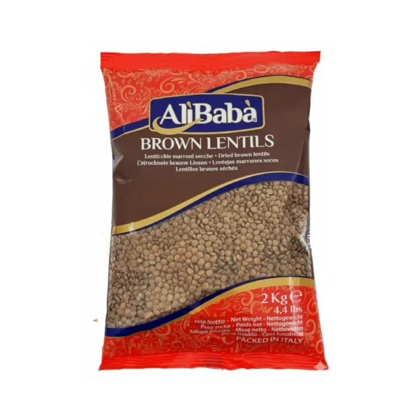 LENTILS BROWN ALIBABA 6X2KG