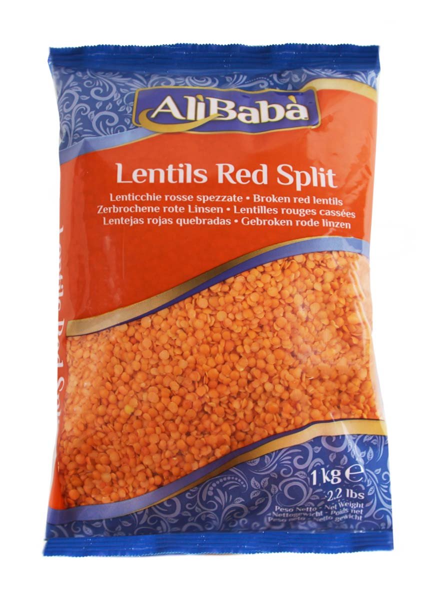 LENTILS RED SPLIT ALI BABA 6X2KG