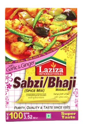 LAZIZA SABZI/BHUJIA MASALA 6X100G